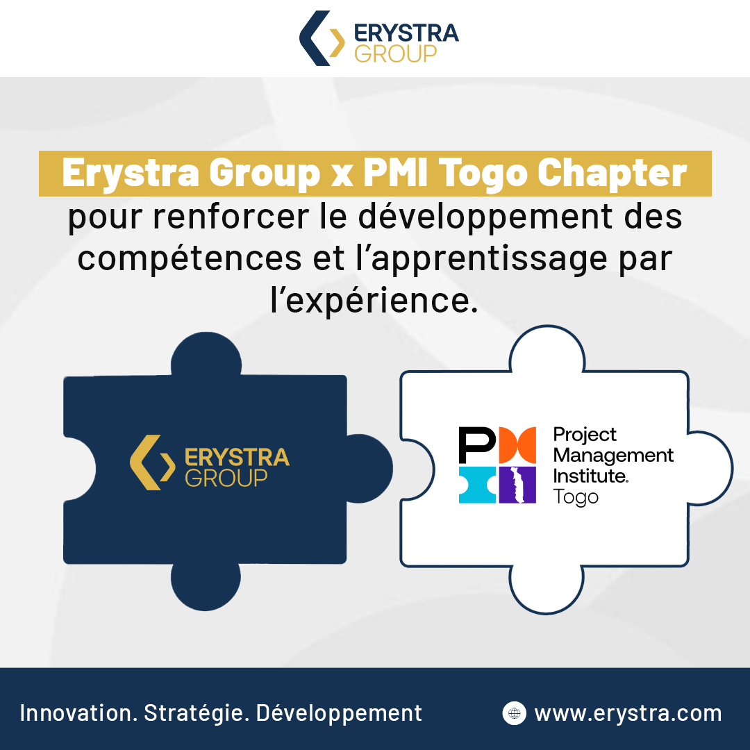 Erystra Group et PMI Togo Chapter signent une convention de partenariat